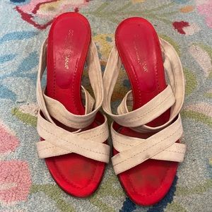 Dolce and Gabbana womens sandals in suede